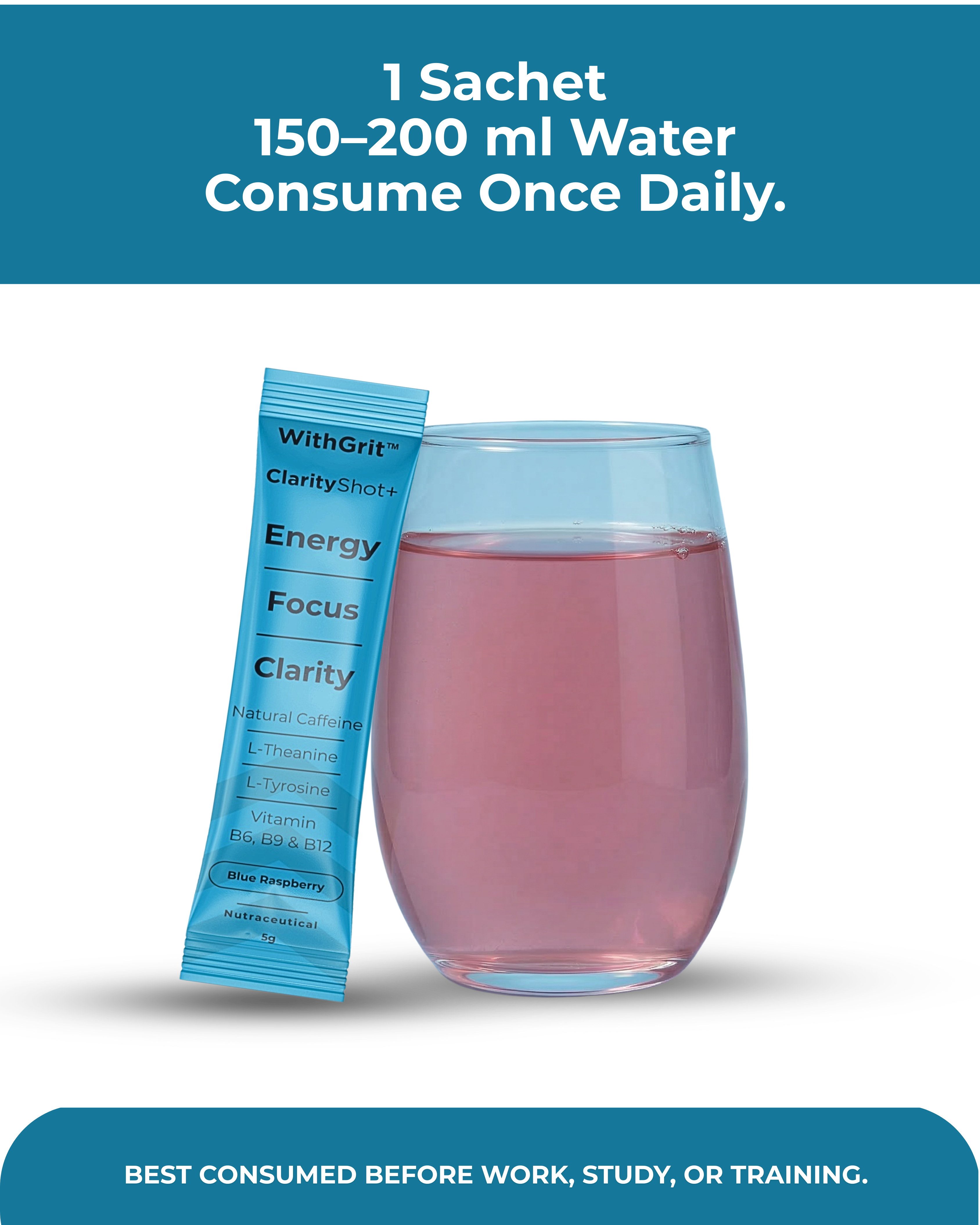 CLARITY SHOT+ | ENERGY | FOCUS | CLARITY | 10 SACHETS PACK