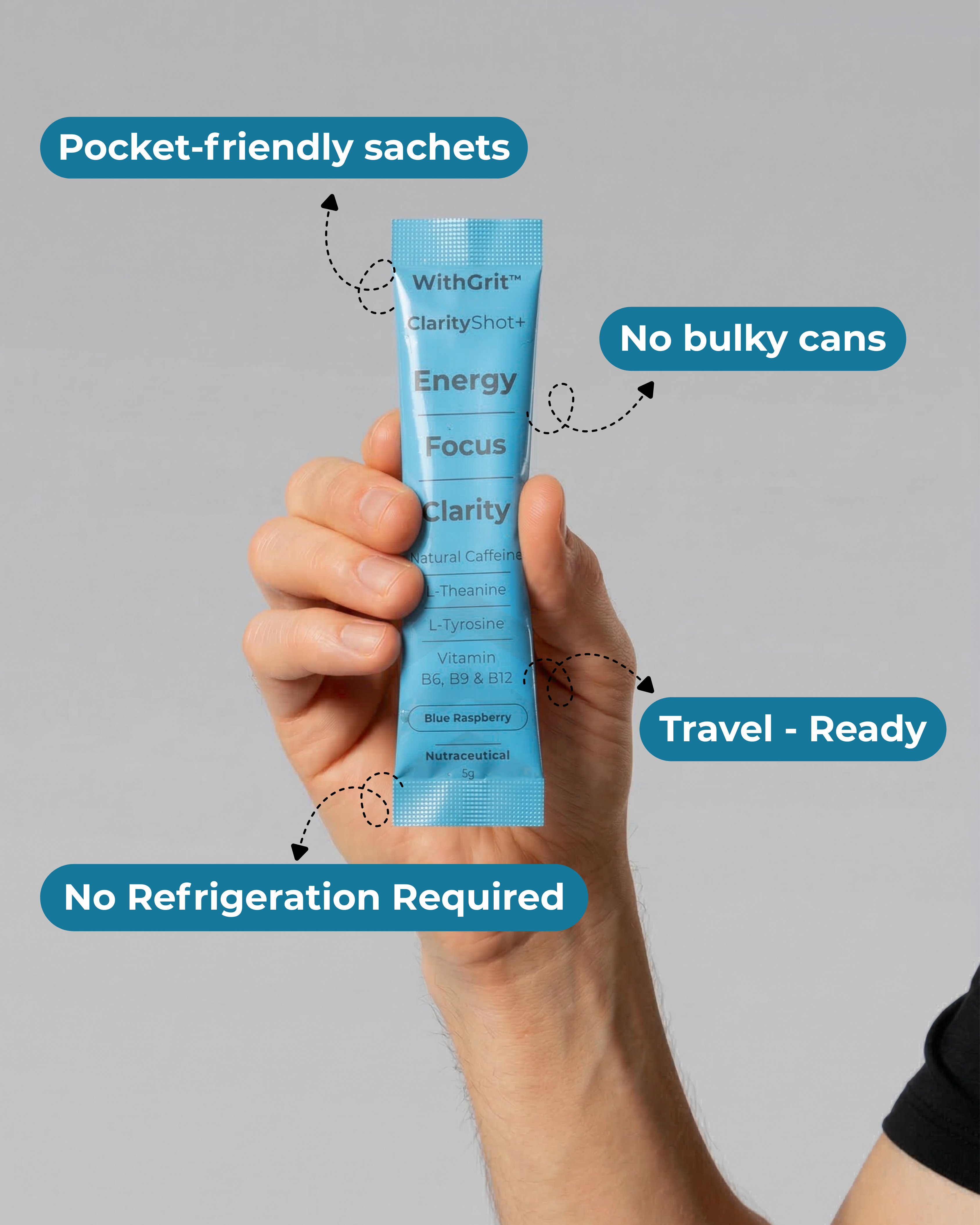 CLARITY SHOT+ | ENERGY | FOCUS | CLARITY | 10 SACHETS PACK