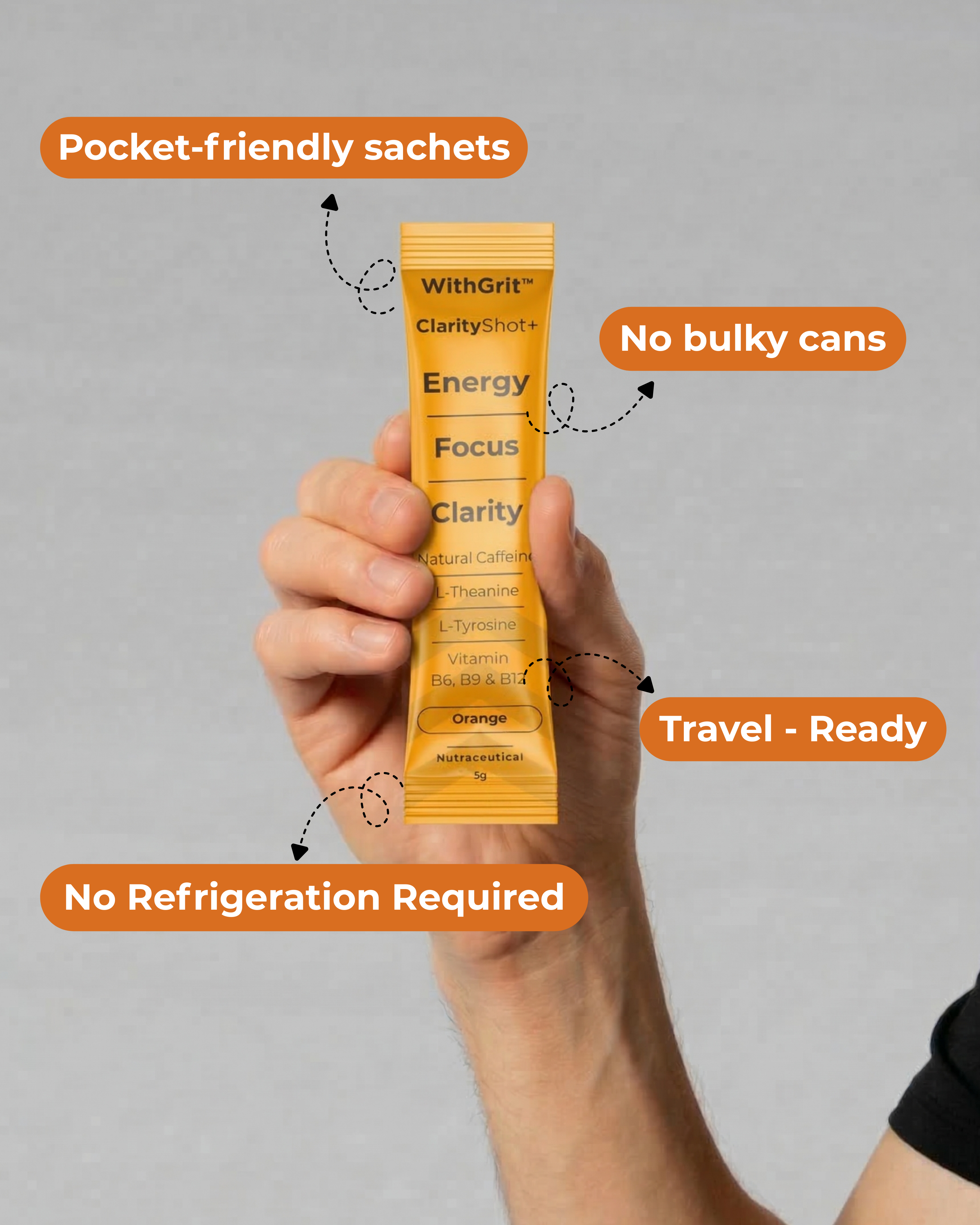 CLARITY SHOT+ | ENERGY | FOCUS | CLARITY | 10 SACHETS PACK